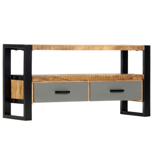 vidaXL TV Stand 39.4"x11.8"x19.7" Solid Wood Mango