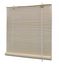 vidaXL Natural Bamboo Roller Blinds 4 pcs 47.2"x63"