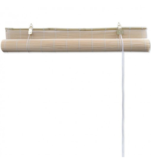 vidaXL Natural Bamboo Roller Blinds 4 pcs 47.2"x63"