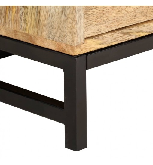 vidaXL Coffee Table 35.4"x21.7"x15.7" Solid Mango Wood