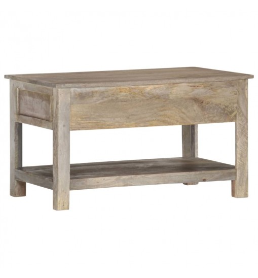 vidaXL Coffee Table 32.3"x20.5"x18.5" Solid Mango Wood