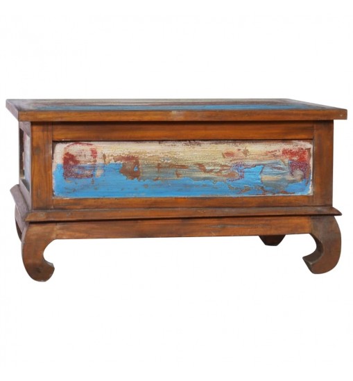 vidaXL Coffee Table 31.5"x19.7"x15.7" Reclaimed Teak Wood