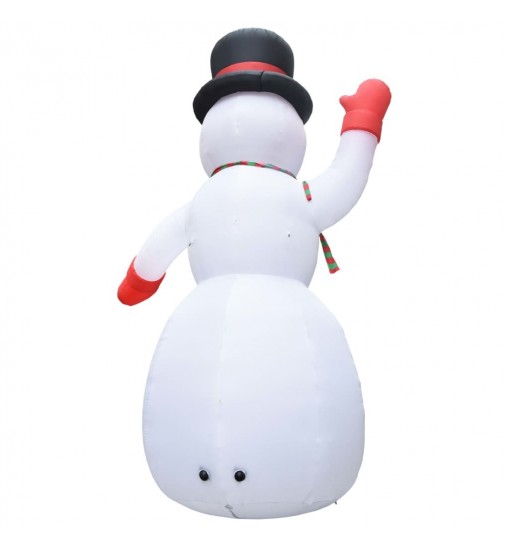 vidaXL Christmas Inflatable Snowman with LED IP44 236.2" XXL