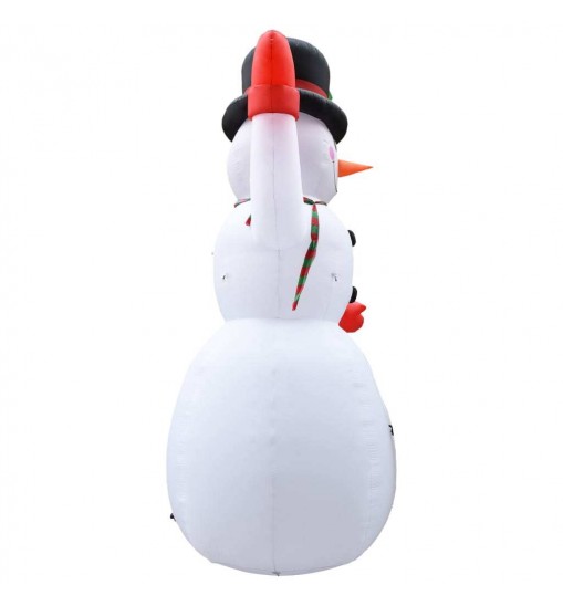 vidaXL Christmas Inflatable Snowman with LED IP44 236.2" XXL