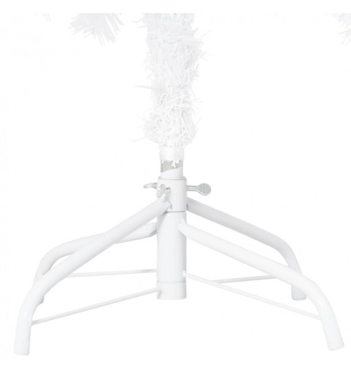 vidaXL Artificial Christmas Tree with LEDs&Thick Branches White 82.7"