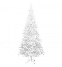 vidaXL Artificial Christmas Tree with LEDs&Ball Set L 94.5" White