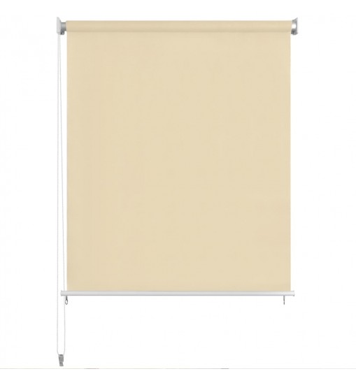 vidaXL Outdoor Roller Blind 39.4"x55.1" Cream