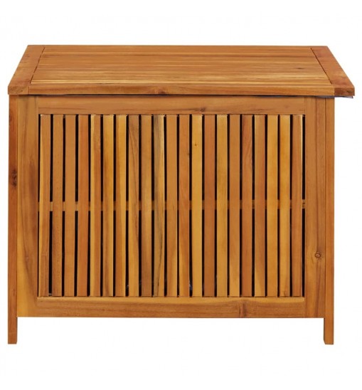 vidaXL Patio Storage Box 29.5"x29.5"x22.8" Solid Acacia Wood