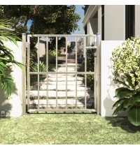 vidaXL Garden Gate 39.4"x39.4" Stainless Steel