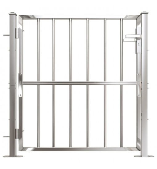 vidaXL Garden Gate 39.4"x39.4" Stainless Steel