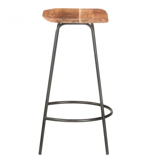 vidaXL Bar Stools 4 pcs Solid Acacia Wood