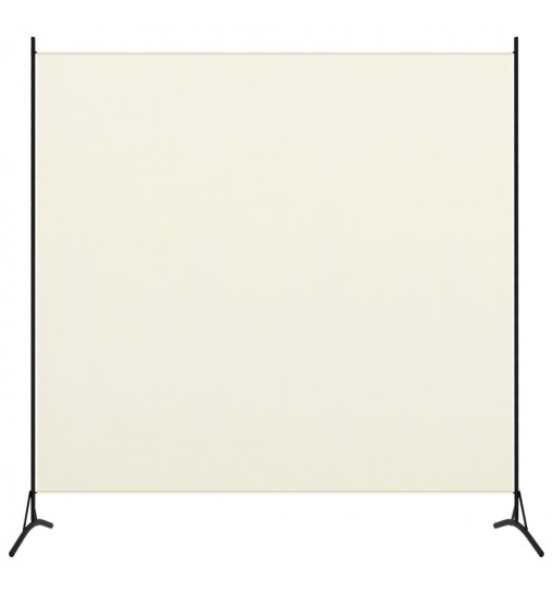 vidaXL 1-Panel Room Divider Cream White 68.9"x70.9"