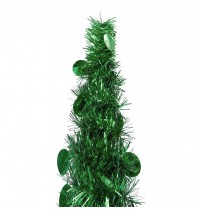 vidaXL Pop-up Artificial Christmas Tree Green 5 ft PET