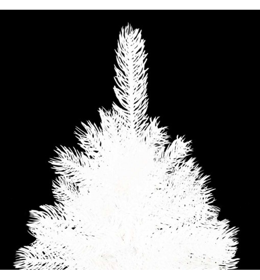 vidaXL Artificial Christmas Tree Lifelike Needles White 4 ft