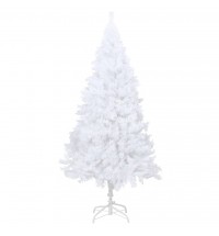 vidaXL Artificial Christmas Tree with Thick Branches White 6 ft PVC