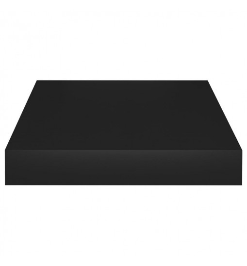 vidaXL Floating Wall Shelf Black 9.1"x9.3"x1.5" MDF