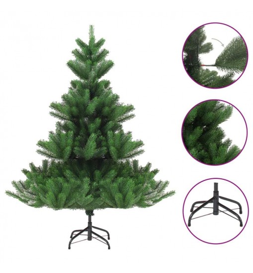 vidaXL Nordmann Fir Artificial Christmas Tree Green 7 ft