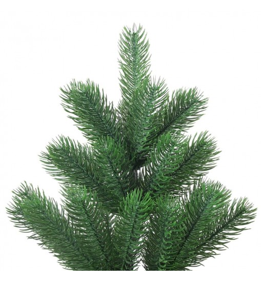 vidaXL Nordmann Fir Artificial Christmas Tree Green 7 ft