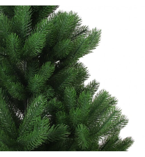 vidaXL Nordmann Fir Artificial Christmas Tree Green 7 ft