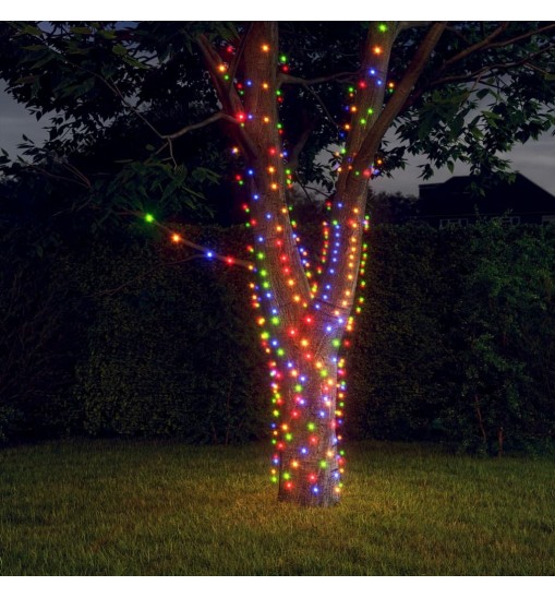 vidaXL Solar Fairy Lights 2 pcs 2x200 LED Colorful Indoor Outdoor