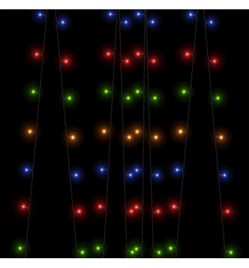 vidaXL Solar Fairy Lights 2 pcs 2x200 LED Colorful Indoor Outdoor