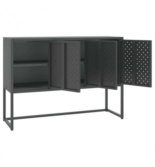 vidaXL Sideboard Anthracite 41.3"x13.8"x29.5" Steel