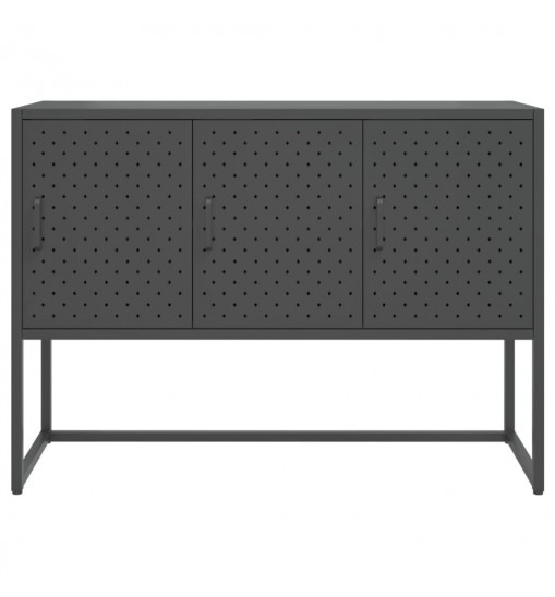 vidaXL Sideboard Anthracite 41.3"x13.8"x29.5" Steel