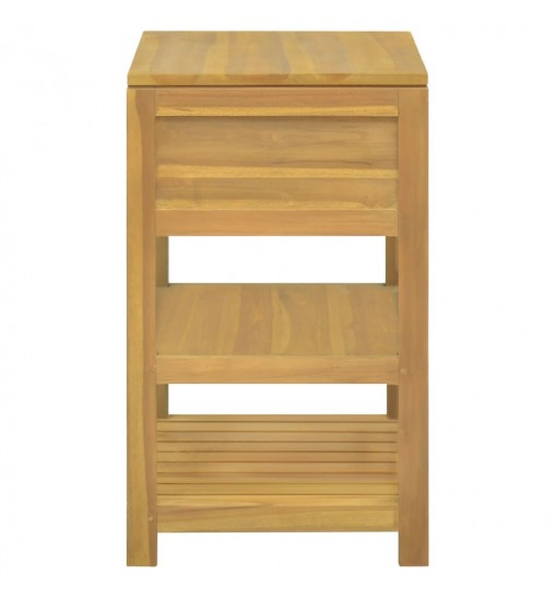 vidaXL Bathroom Cabinet 23.6"x17.7"x29.5" Solid Wood Teak