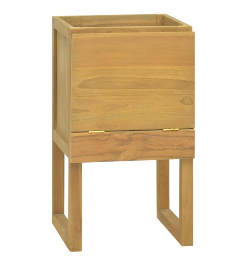 vidaXL Bathroom Cabinet 17.7"x17.7"x29.5" Solid Wood Teak