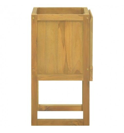 vidaXL Bathroom Cabinet 17.7"x17.7"x29.5" Solid Wood Teak