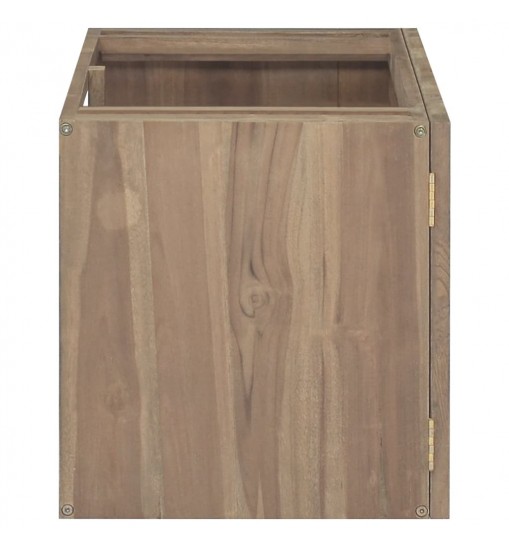 vidaXL Wall-mounted Bathroom Cabinet 35.4"x15.4"x15.7" Solid Wood Teak