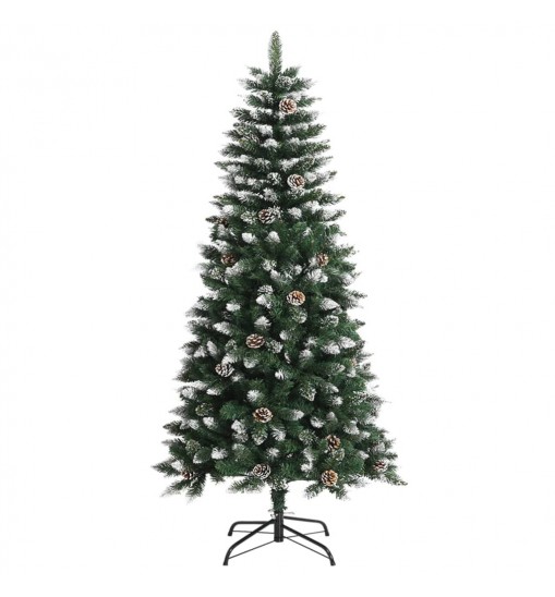 vidaXL Artificial Christmas Tree with Stand Green 47.2" PVC