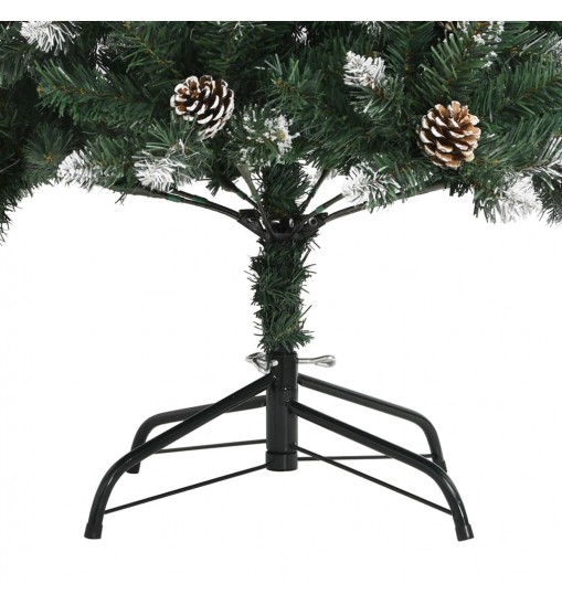 vidaXL Artificial Christmas Tree with Stand Green 47.2" PVC