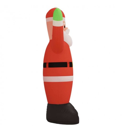 vidaXL Christmas Inflatable Santa Claus with LEDs 145.7"