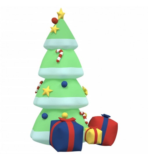 vidaXL Inflatable Christmas Tree with LEDs 94.5"