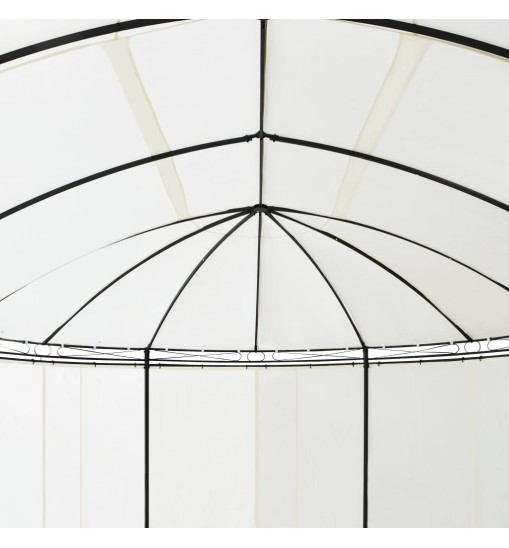 vidaXL Gazebo Cream White 208.7"x137.8"x104.3"