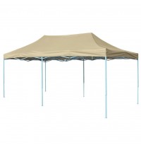 vidaXL Foldable Tent Pop-Up 9.8'x19.7' Cream White