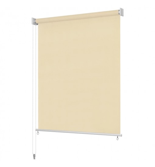 vidaXL Outdoor Roller Blind 47.2"x90.6" Cream