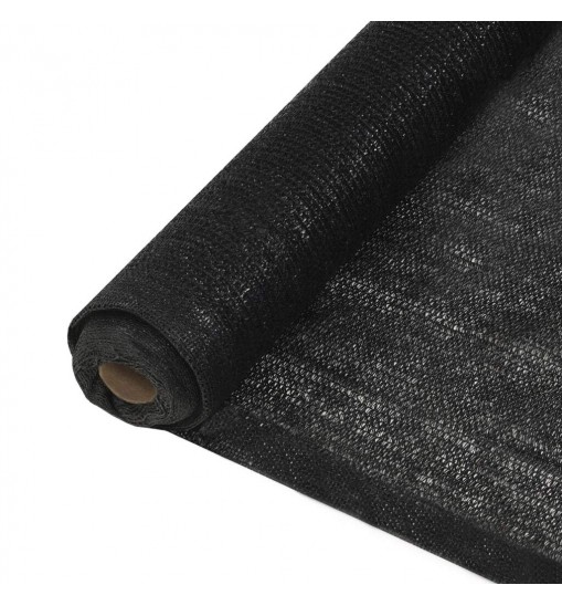 vidaXL Privacy Net HDPE 6.6'x82' Black