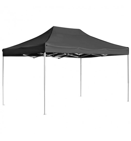 vidaXL Professional Folding Party Tent Aluminum 14.8'x9.8' Anthracite