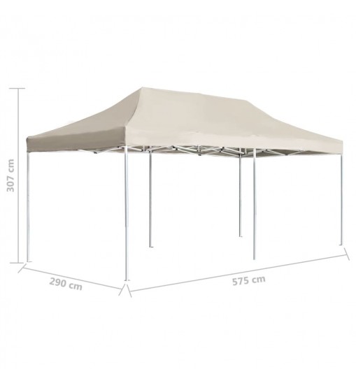 vidaXL Professional Folding Party Tent Aluminum 19.7'x9.8' Cream