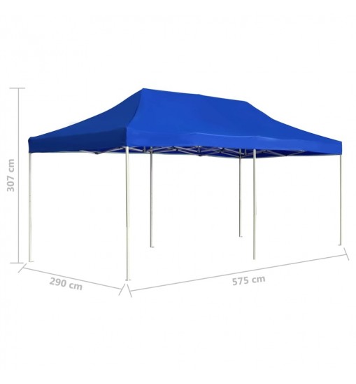 vidaXL Professional Folding Party Tent Aluminum 19.7'x9.8' Blue