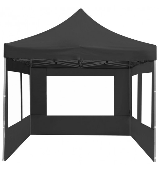 vidaXL Professional Folding Party Tent with Walls Aluminum 19.7'x9.8' Anthracite