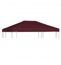 vidaXL Gazebo Top Cover 9.1 oz/yd² 9.8'x13.1' Bordeaux