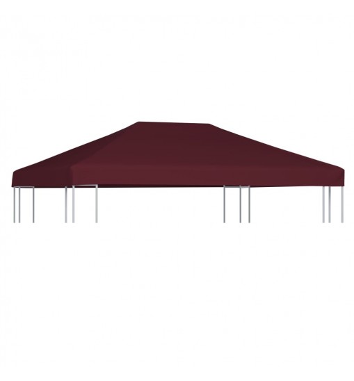 vidaXL Gazebo Top Cover 9.1 oz/yd² 9.8'x13.1' Bordeaux