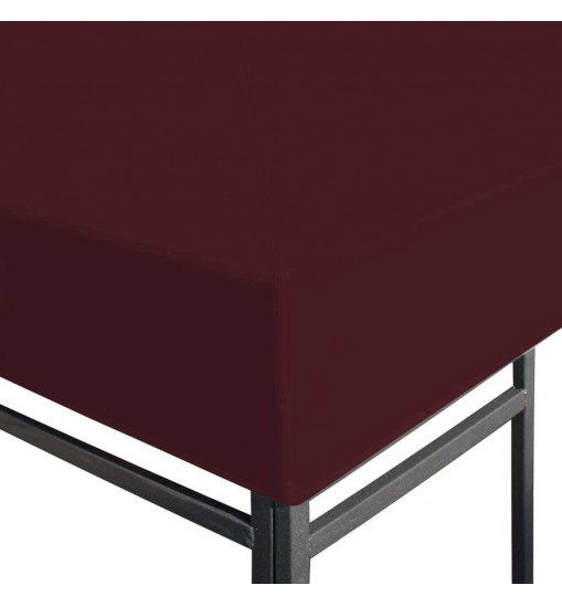 vidaXL Gazebo Top Cover 9.1 oz/yd² 9.8'x13.1' Bordeaux