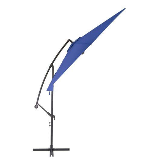 vidaXL Cantilever Umbrella with Aluminum Pole 118.1" Blue