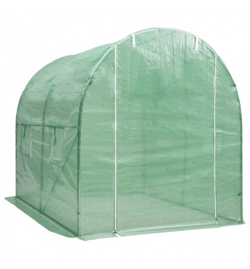 vidaXL Greenhouse 43.1 ft² 6.6'x6.6'x6.6'