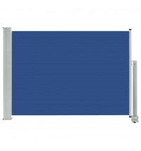 vidaXL Patio Retractable Side Awning 31.5"x118.1" Blue