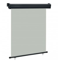 vidaXL Balcony Side Awning 55.1"x98.4" Gray